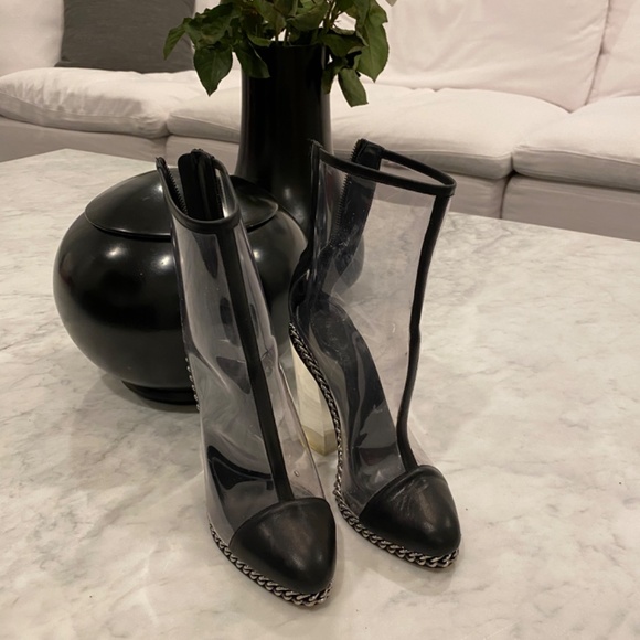 Balmain Lucite clear boots size 37 - Picture 5 of 12